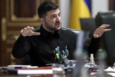 El presidente de Ucrania, Volodimir Zelenski, mantuvo una videollamada con Estados Unidos.