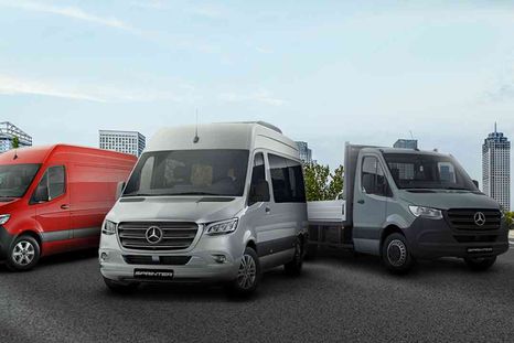 En septiembre, la Mercedes-Benz Sprinter en configuración Furgón mediano 311 CDI se comercializa con un precio inicial de&nbsp;54.784.777 pesos.