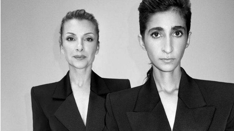 Najwa Nimri y Alba Flores Foto: Fuente: Imagen / Nico Bustos para S_ Moda