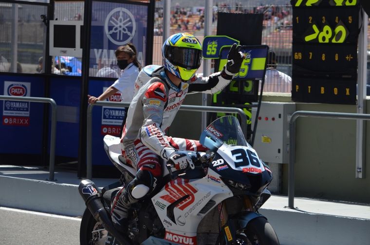 El Tati tuvo un fin de semana con altibajos en San Juan. Foto: World SBK