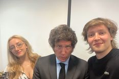 Iñaki Gutiérrez junto a Javier Milei.