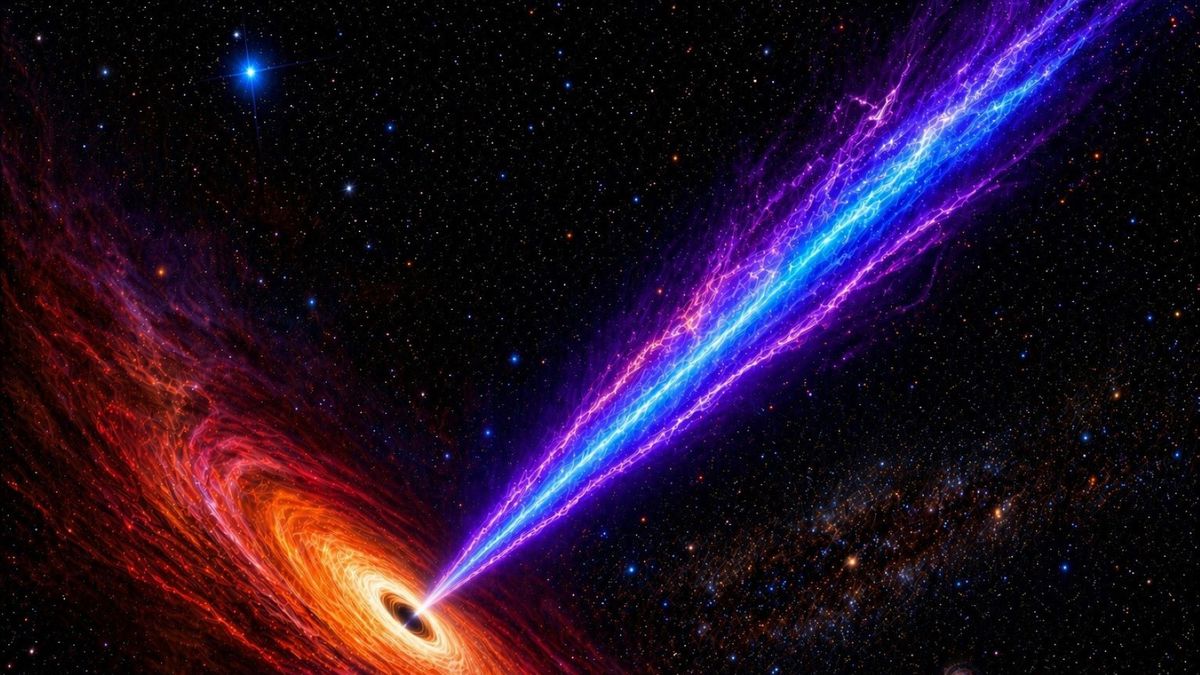 Descubrimiento asombroso: los chorros de los agujeros negros supermasivos