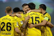 El Borussia Dortmund y un escenario particular antes de la final de la Champions. Foto: EFE El Borussia Dortmund y un escenario particular antes de la final de la Champions. Foto: EFE