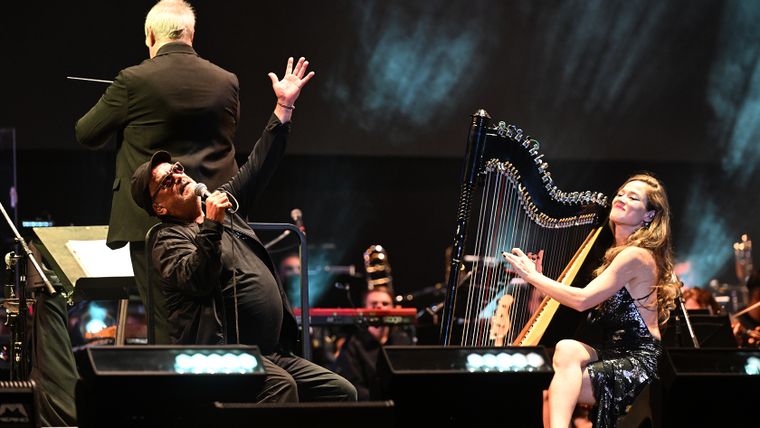 La banda volvió a brillar en el escenario mendocino.