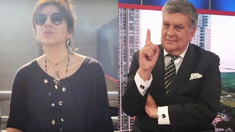 Gianinna Maradona y Luis Ventura