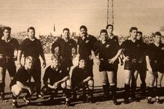 Los All Blacks, en su segunda visita a Mendoza, en 1991.