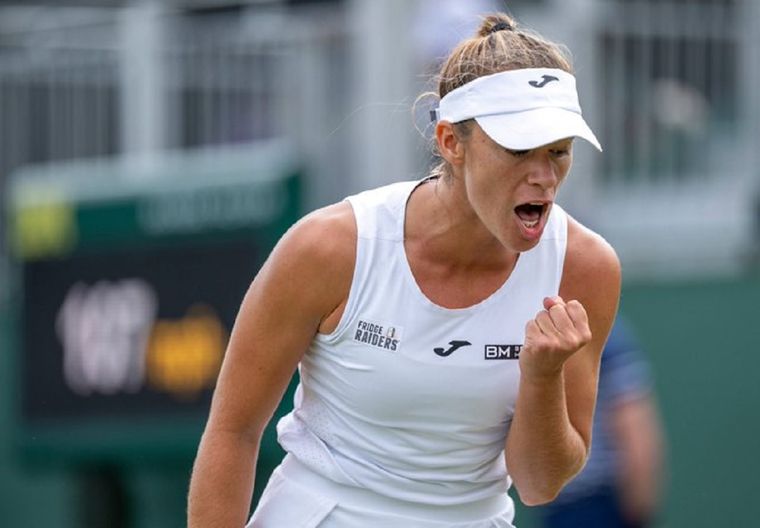 Solana Sierra hace historia en Wimbledon