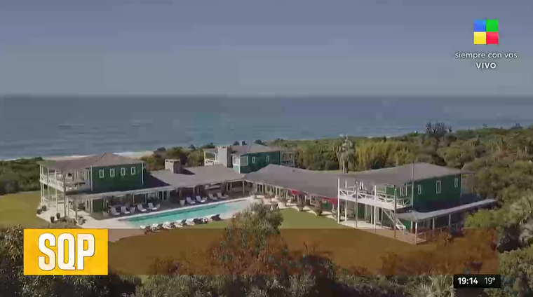 El exterior de la mansión de Marcelo Tinelli. El exterior de la mansión de Marcelo Tinelli.