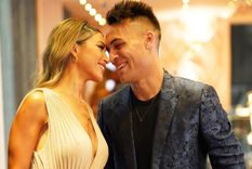 Agustina Gandolfo y Lautaro Martínez. Foto: @agus.gandolfo