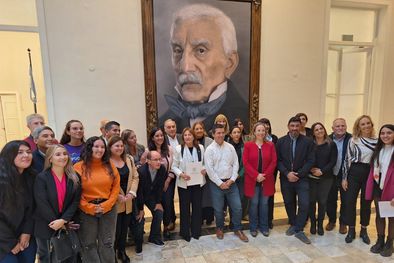 MDZol | Legisladores oficialistas que respaldan el reclamo universitario. Foto: Gentileza
