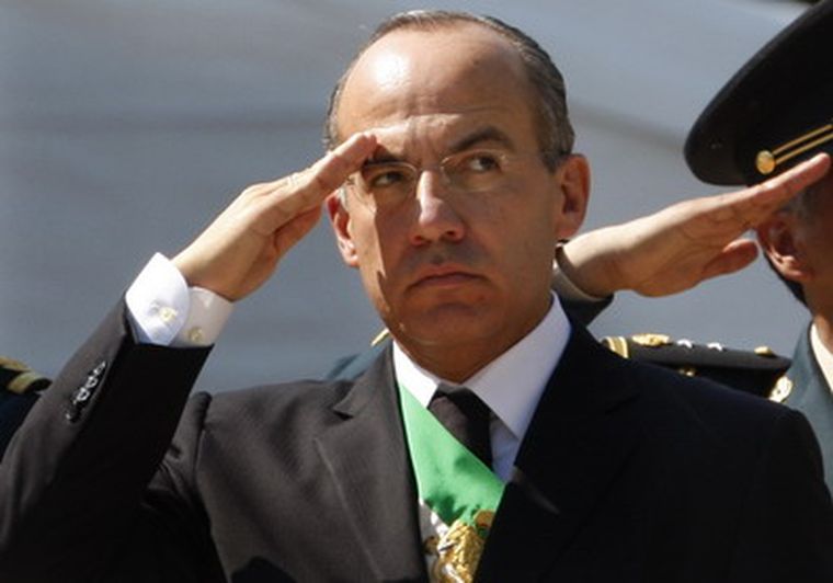 Felipe Calderón, presidente de México.