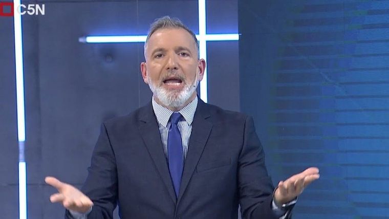 Foto: Captrua de video C5N