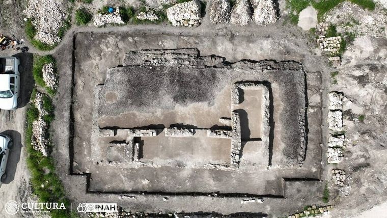 Los trabajadores dieron con una increíble estructura maya Foto: Instituto Nacional de Antropología e Historia de México