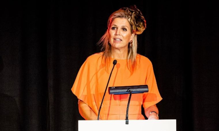 Reina Máxima, y el color naranja. Foto: Instagram @koninklijkhuis
