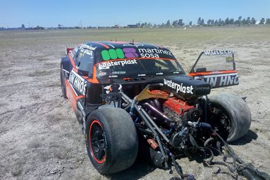 MDZol | Así quedó el Chevrolet de Agustín Canapino. Foto: Campeones