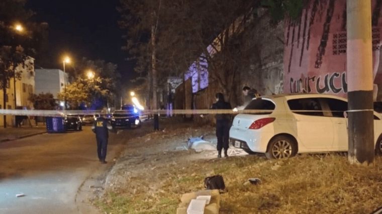 Una de las víctimas murió en el lugar Foto: Gentileza Rosario 3