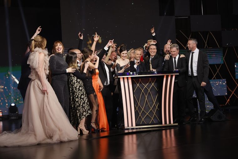 El Martín Fierro de Oro 2024 se lo quedó Telefe Noticias. Foto: Prensa Martín Fierro