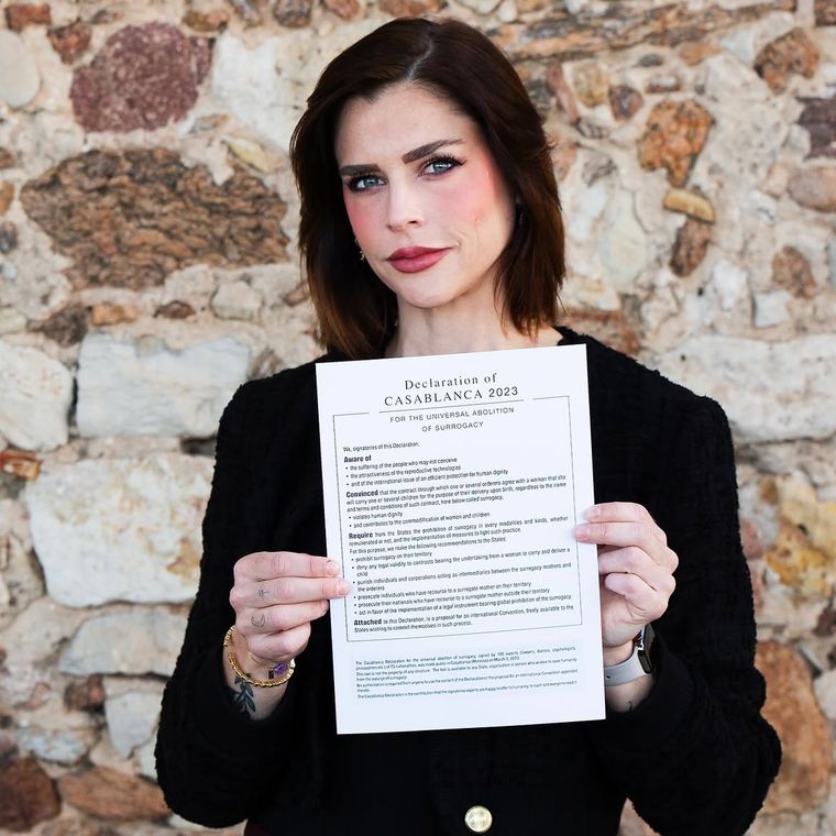 Olivia Maurel es portavoz de la Declaración de Casablanca, firmada en 2023 en Marruecos. Olivia Maurel es portavoz de la Declaración de Casablanca, firmada en 2023 en Marruecos.