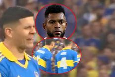 Boca-River: Rojo le pidió a Figal que vaya fuerte contra Borja. Boca-River: Rojo le pidió a Figal que vaya fuerte contra Borja.