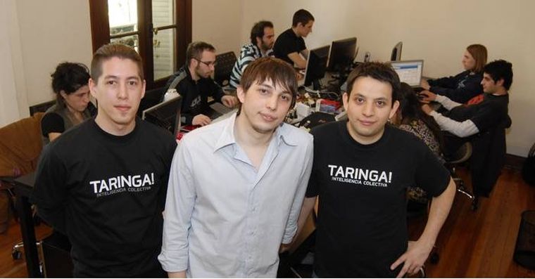 Los tres jóvenes argentinos creadores de Taringa!
