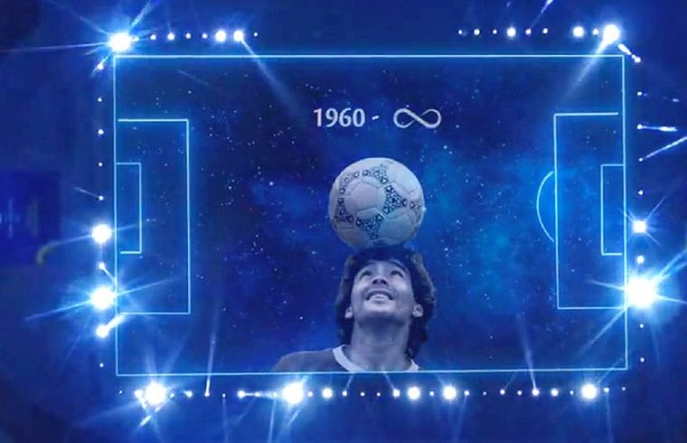 Conmebol homenajeó al 10.