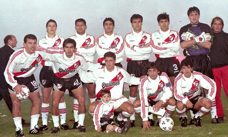 Almeyda integró el equipo campeón de América en 1996. Foto: River Plate
