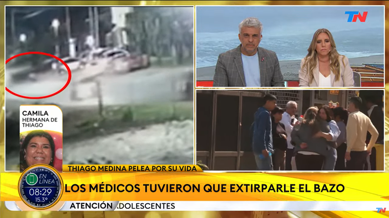 La hermana de Thiago Medina rompió el silencio. Foto: captura de video YouTube/ Todo Noticias. La hermana de Thiago Medina rompió el silencio. Foto: captura de video YouTube/ Todo Noticias.