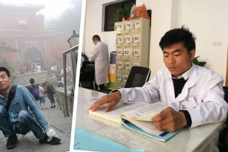 El mendigo que aprendió a leer a los 16 años y ahora salva vidas como médico