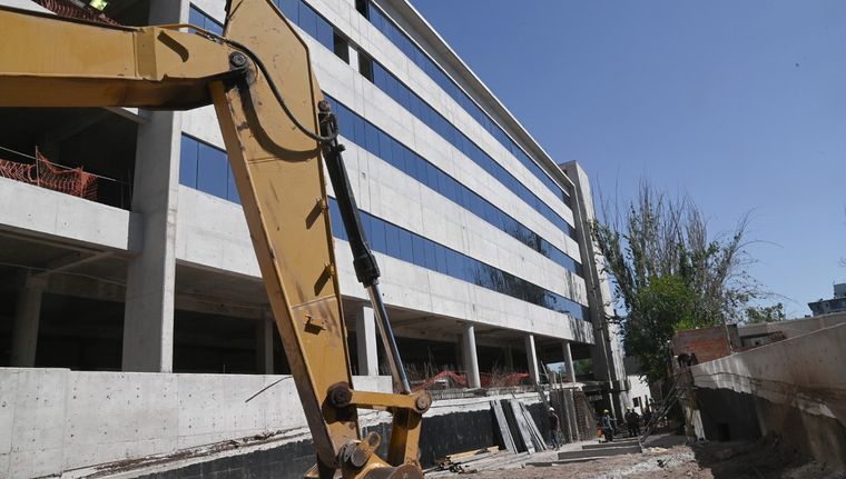 El edificio tiene 70% de avance de obra Foto: Municipalidad de Godoy Cruz