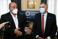 Manzur y Jaldo firmaron la paz de manera forzada. Foto: Gentileza Gobierno de Tucumán