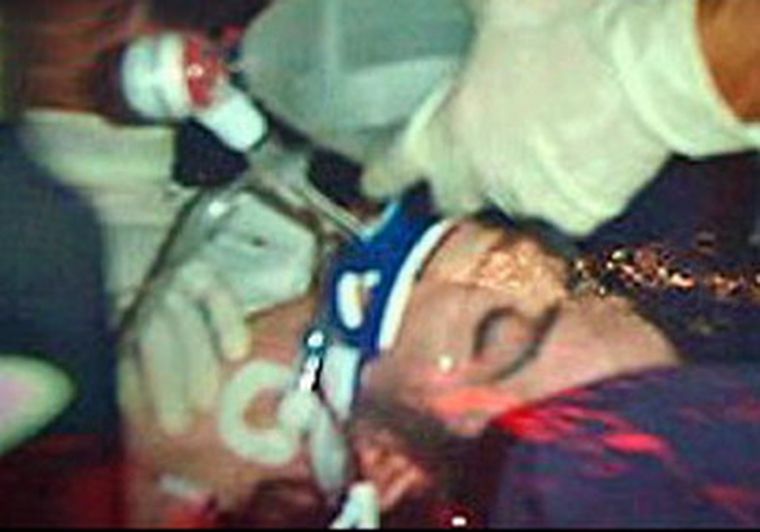 Jackson, cuando era trasladado a la morgue del Hospital de Los Ángeles. Foto: Telam