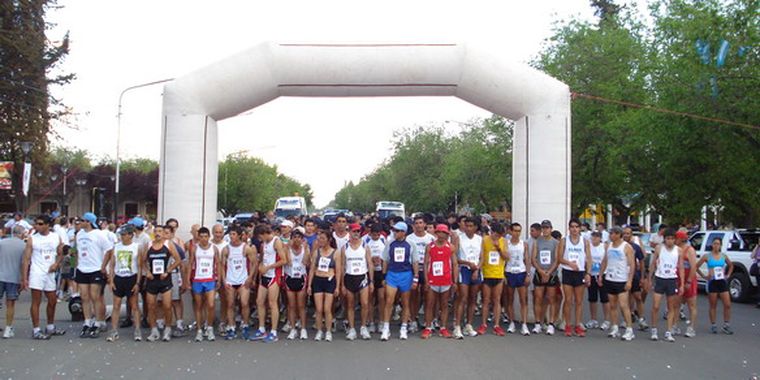 Largada de la maratón.
