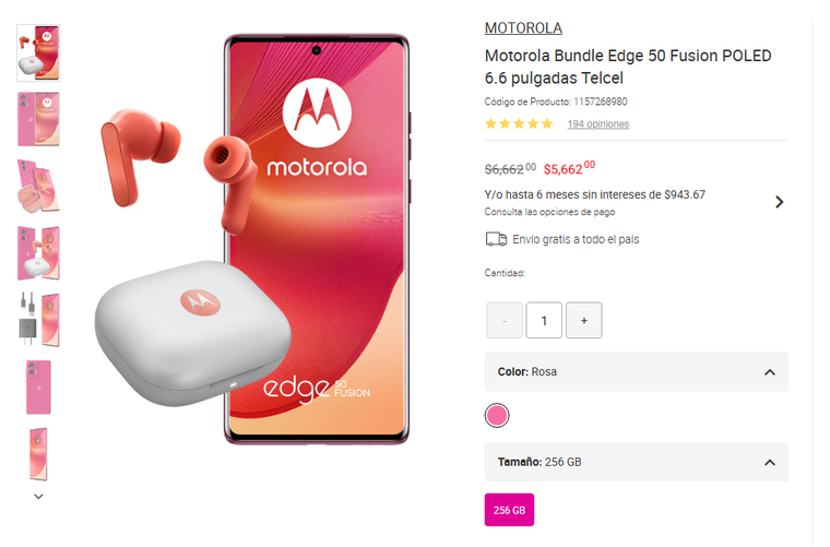 La oferta de Liverpool destaca por el paquete completo que acompaña al Motorola, ideal para quienes buscan estrenar sin gastar de más. La oferta de Liverpool destaca por el paquete completo que acompaña al Motorola, ideal para quienes buscan estrenar sin gastar de más.