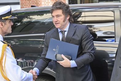 MDZol | El presidente Javier Milei quiere darle otro dinamismo a su gestión y para eso nada mejor que mostrarse junto a uno de los principales inversores a nivel global. Foto: Télam