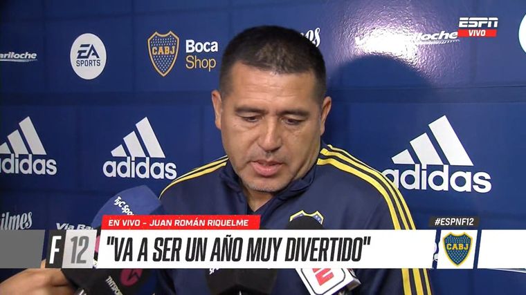 Tras una nueva eliminación de Boca en la Bombonera, Riquelme fue el eje de las críticas de los hinchas de Boca. Foto: captura de TV