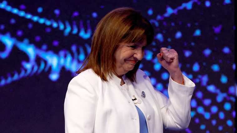 Patricia Bullrich cierra su campaña en Barrancas de Belgrano Foto: NA
