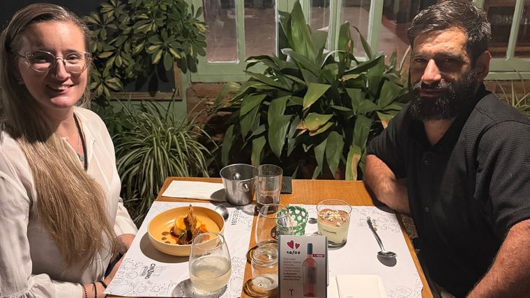 María y Mariano, festejaron el amor en Pie de Cuba. María y Mariano, festejaron el amor en Pie de Cuba.