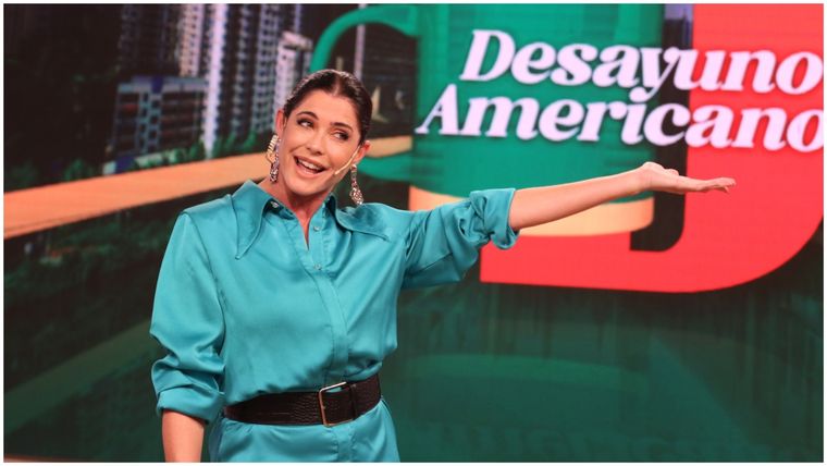 Pamela David regresó con Desayuno Americano Foto: Imagen de América TV