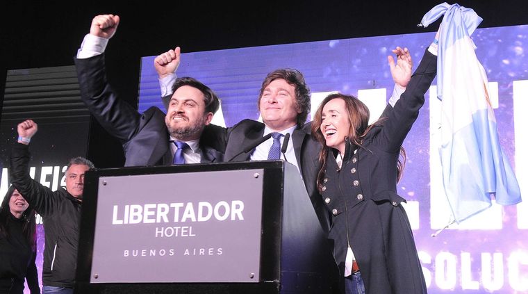 La sociedad buscó respuesta en Javier Milei como medio para expresar su enojo. Foto: Télam