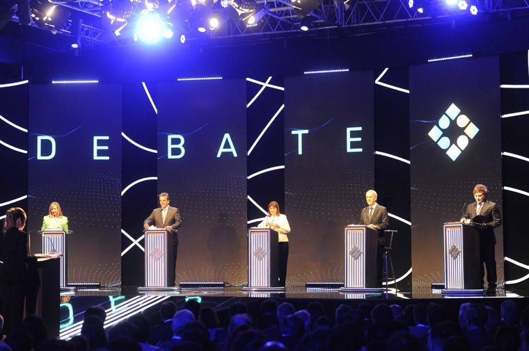 Qué rating hizo el debate presidencial. Foto: Télam