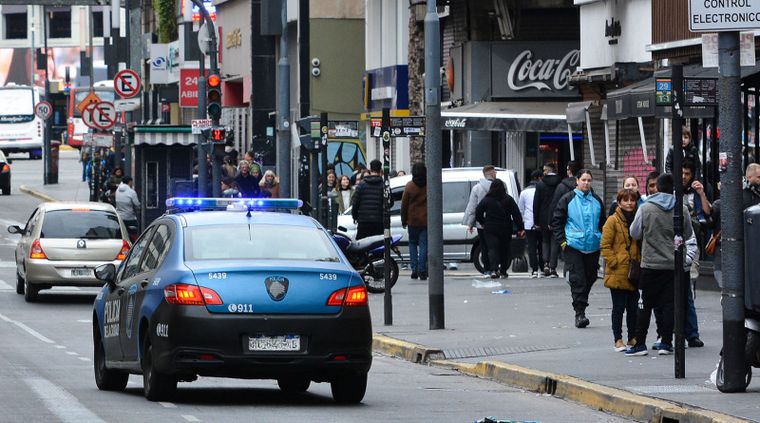 La Policía de la Ciudad intervino tras el robo Foto: Celeste Salguero / MDZ