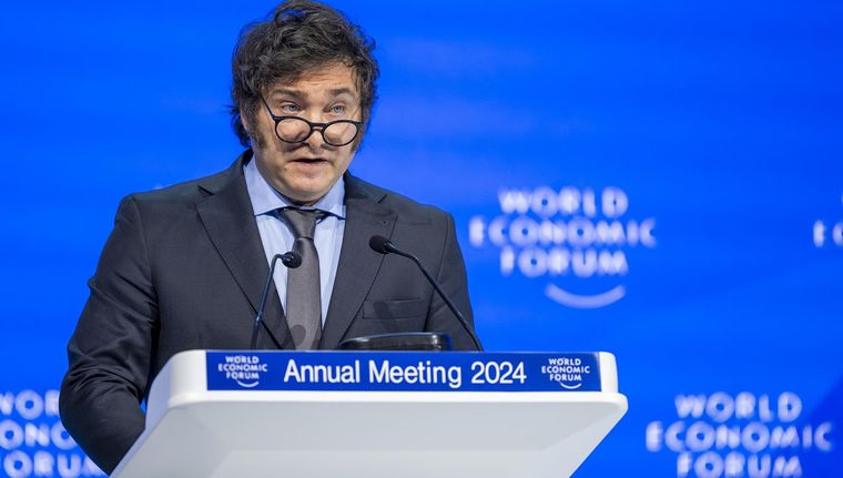 Presidente Javier Milei. Foto: EFE