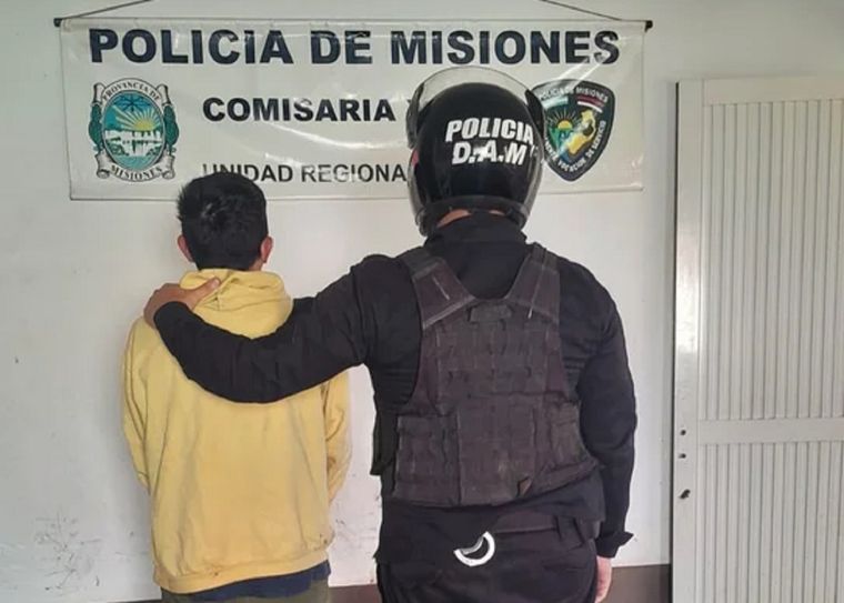 Un hombre de 33 años fue detenido este lunes en Misiones tras atacar a su expareja con un cuchillo 