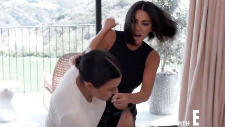 Violenta pelea entre las hermanas Kardashian