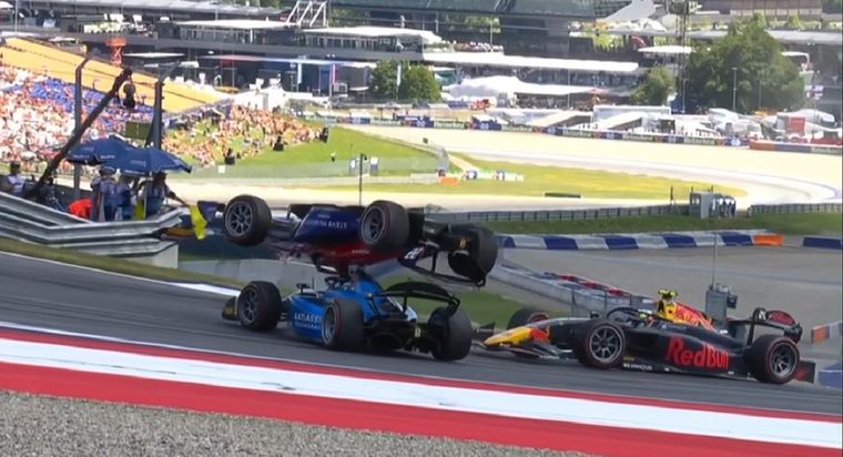 Video impactante: el halo salvó a Browning de un final fatal en Spielberg