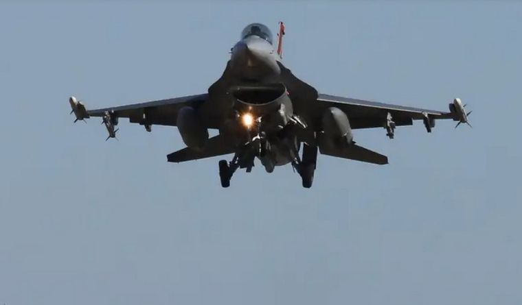 Aviones cazas F-16 Los cazas F-16 son vitales para Ucrania. Foto: Dpa.