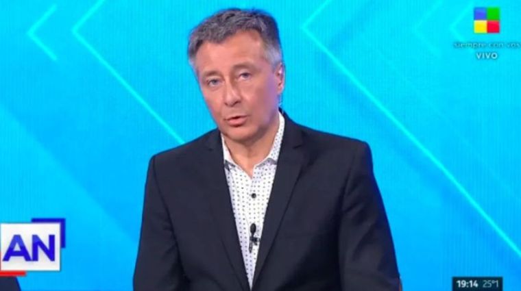 Rolando Graña, intimado por Karina Milei por atribuirle audios con Edgardo Kueider. Foto: Captura América TV