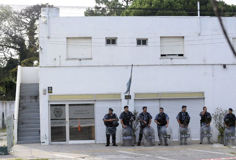 Los acusados de asesinar a Fernando Báez Sosa estuvieron frente al juez mediante un estricto operativo de seguridad