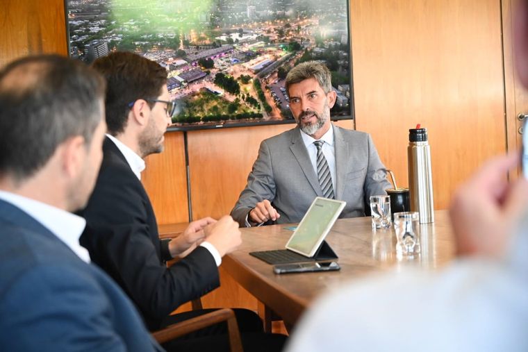 Maximiliano Pullaro y Ulpiano Suarez Foto: @UlpianoSuarez