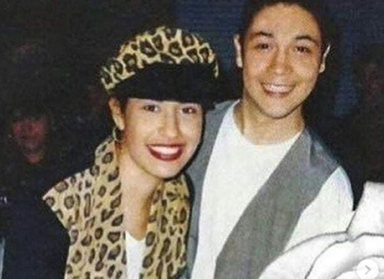 Selena Quintanilla y Chris Pérez